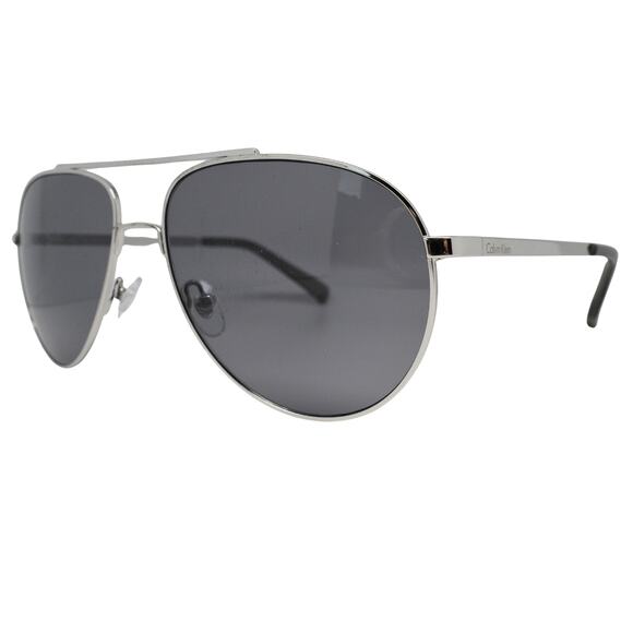 Calvin Klein R167S 045 Silver Aviator 54-16-140mm Sunglasses - FAIR CONDITION - Picture 1 of 14